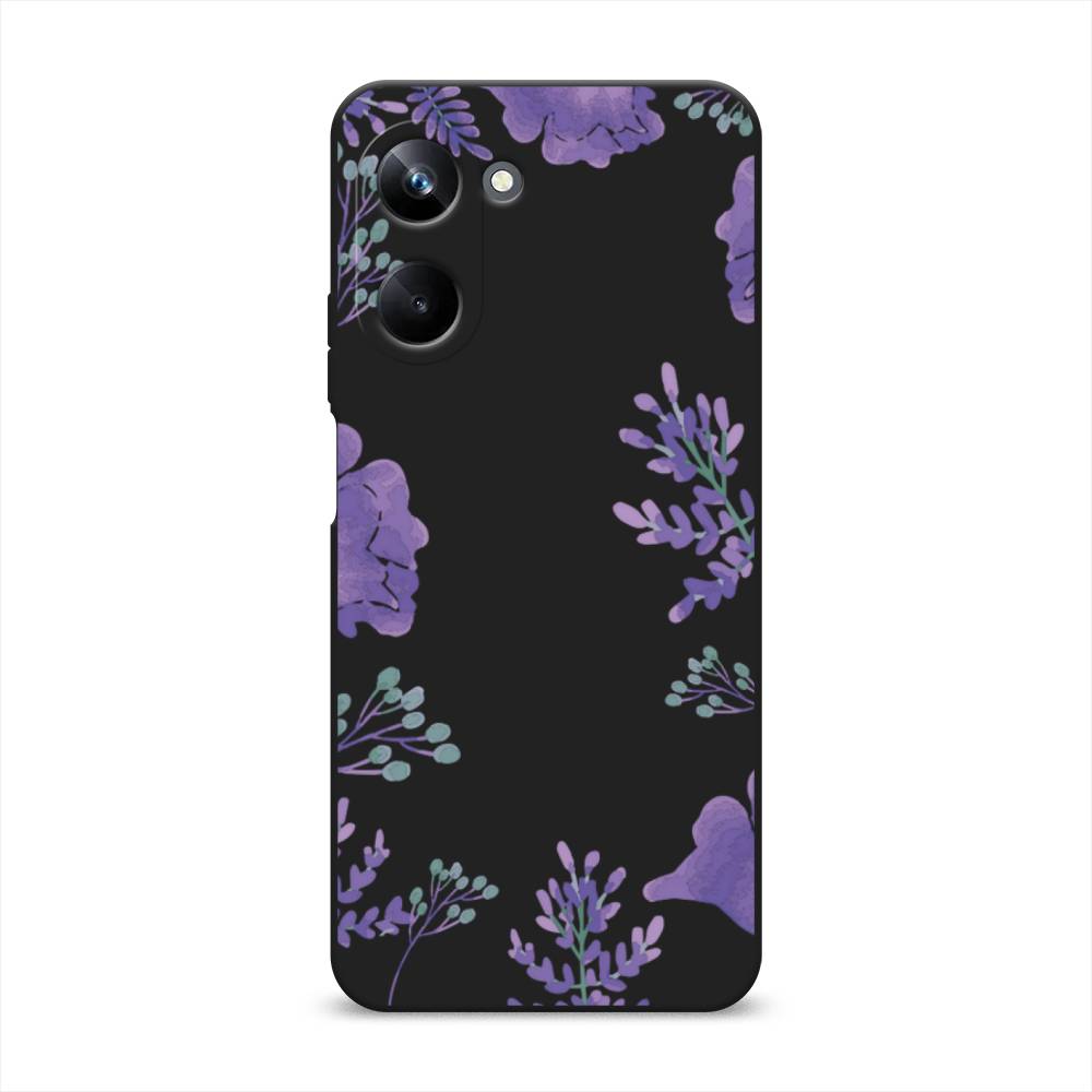 

Чехол Awog на Realme 10 Pro "Сиреневая цветочная рамка", Прозрачный;фиолетовый, 2512552-1