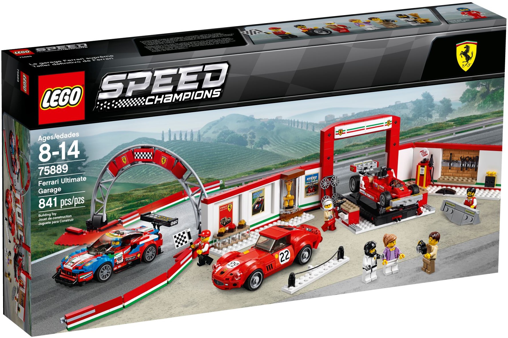 Конструктор LEGO Гараж Ferrari конструктор lego 42125 ferrari 488 gte “af corse 51”