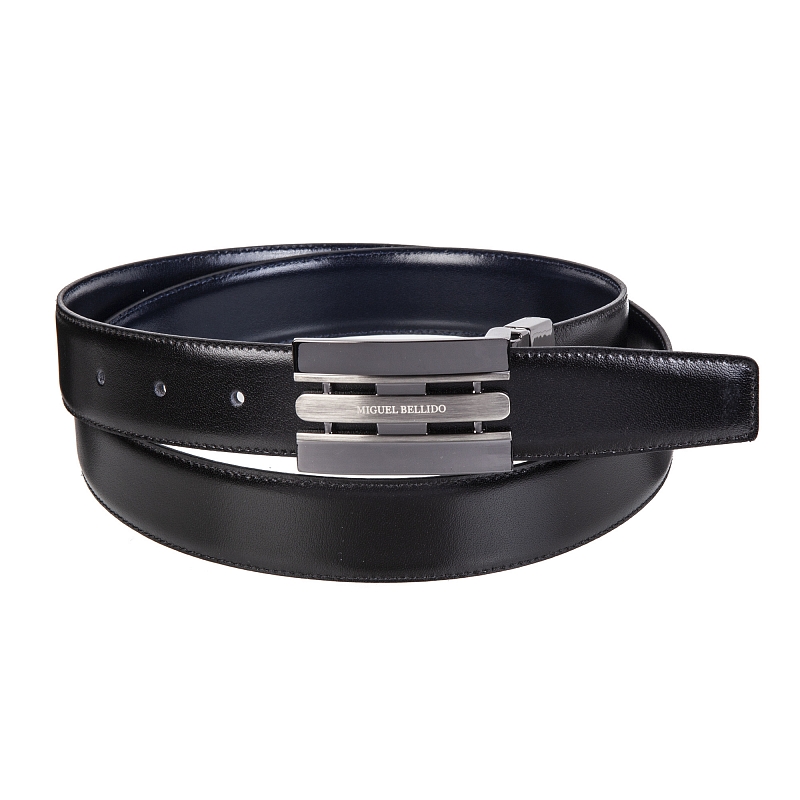 

Ремень мужской Miguel Bellido 430/32 0302 black/navy blue, р.L, 430/32 0302