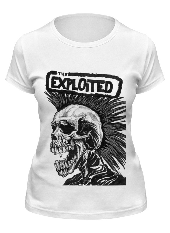 

Футболка женская Printio The exploited белая L, Белый, The exploited
