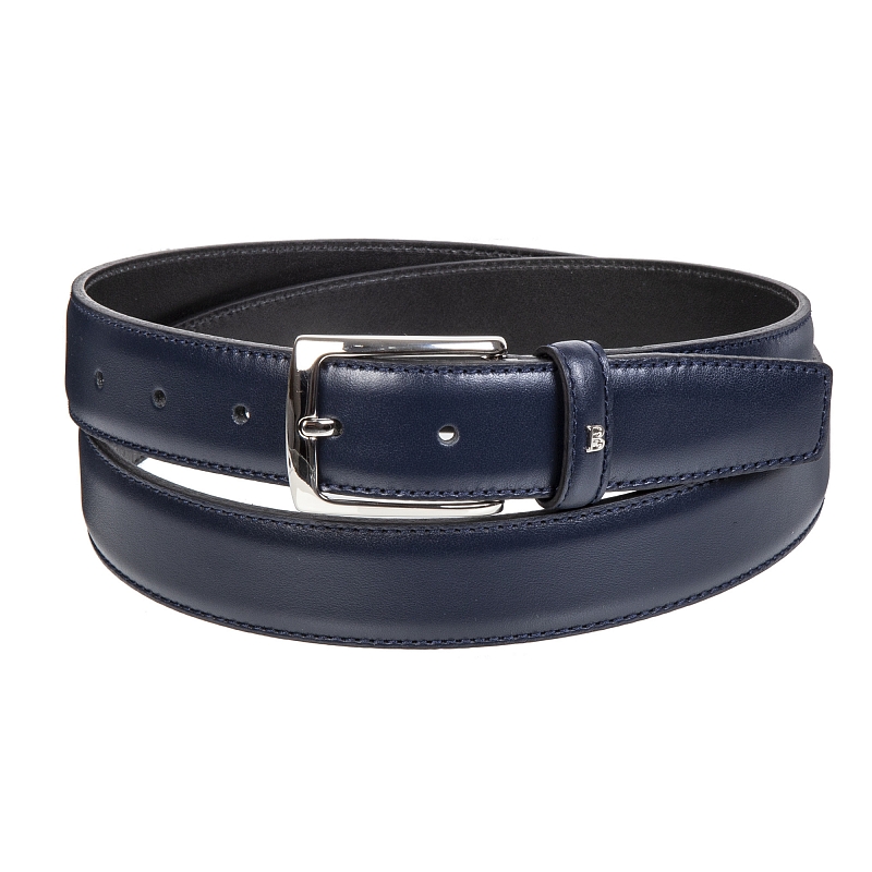 Ремень мужской Miguel Bellido 395/32 0793 navy blue, р.L