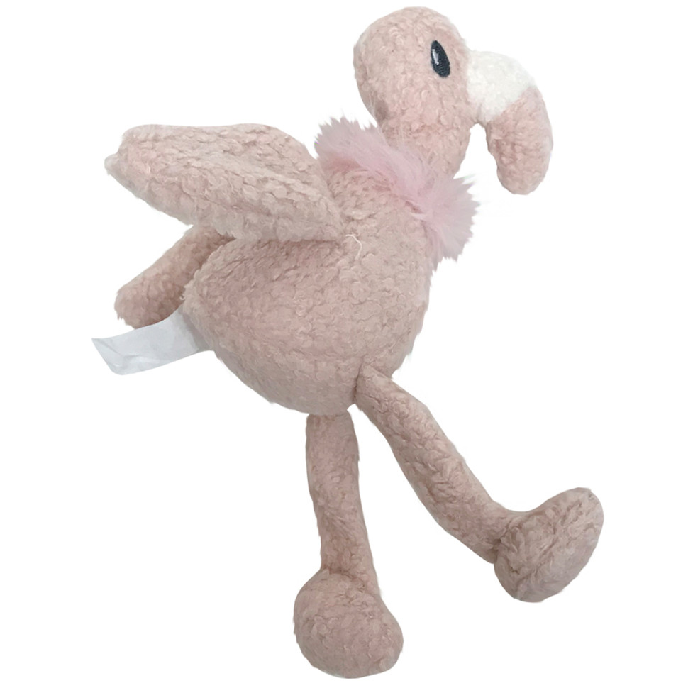 Игрушка для собак Tufflove Фламинго, 25 см, розовый