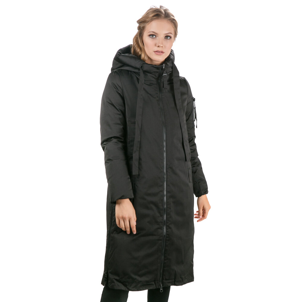 фото Утепленное пальто женское westfalika 1719-203a-02z-1 черное 42 ru