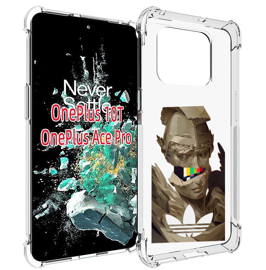 

Чехол MyPads статуя-адидас для OnePlus 10T, Прозрачный, Tocco