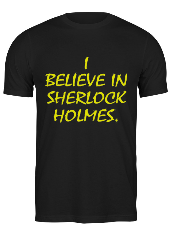

Футболка мужская Printio Sherlock черная M, Черный, Sherlock
