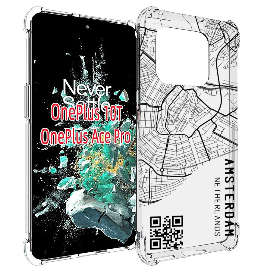 

Чехол MyPads схема-амстердам для OnePlus 10T, Прозрачный, Tocco