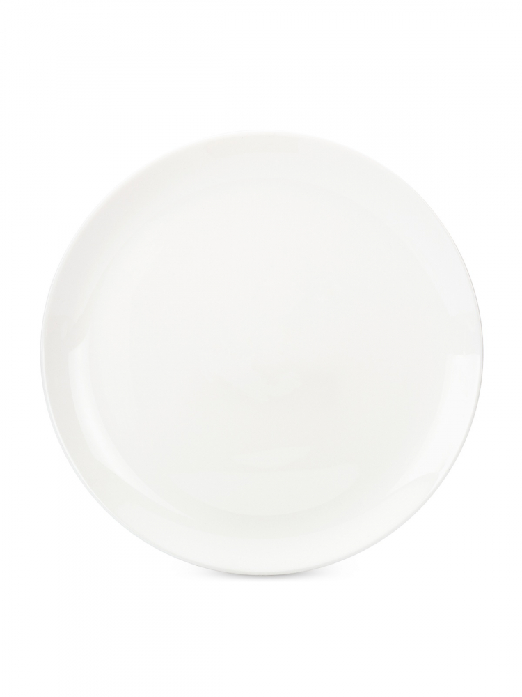 Тарелка обеденная WHITE BASIC 24см (YUEFENG YF0009)