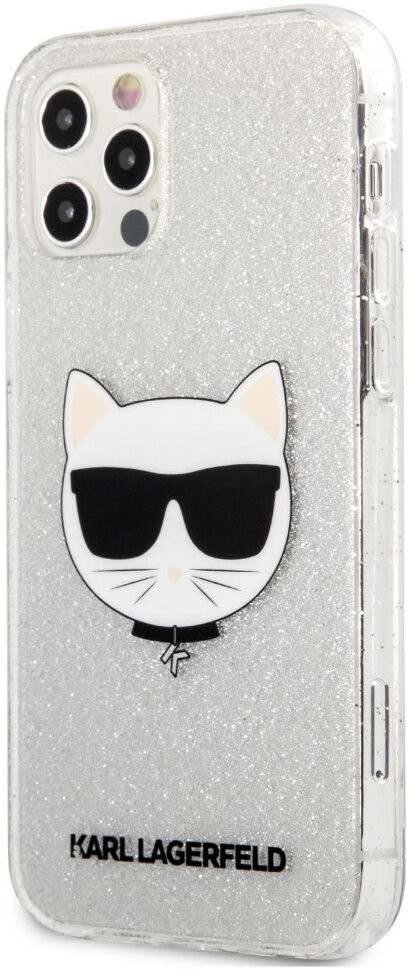 фото Чехол cg mobile karl lagerfeld tpu glitters choupette hard для iphone 12 pro max