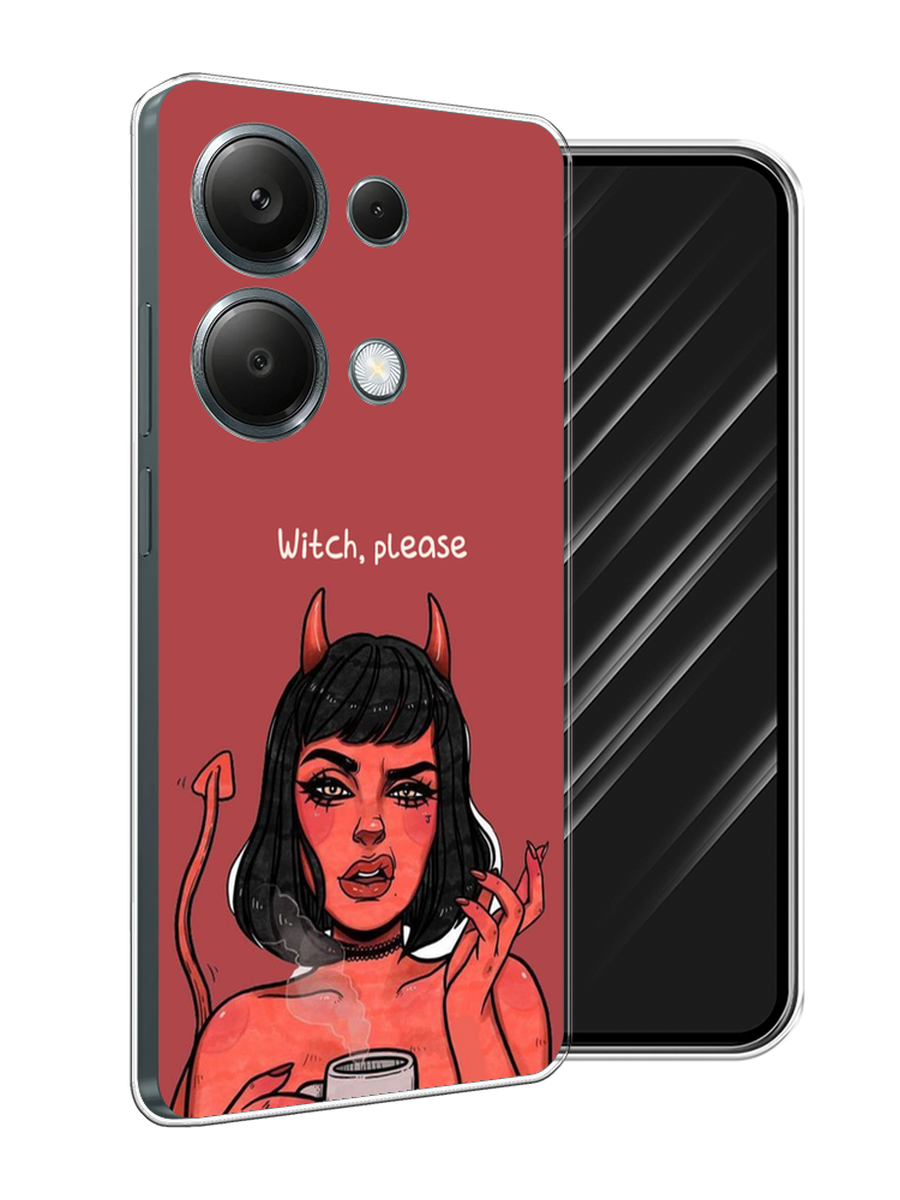 

Чехол Awog на Xiaomi Redmi Note 13 Pro 4G "Evil Girl", Бордовый;черный, 321650-1