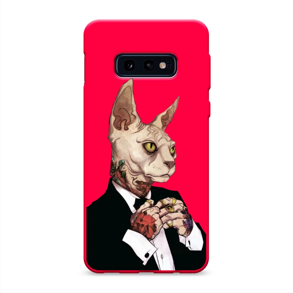 

Чехол Awog на Samsung Galaxy S10E "Татуированный сфинкс", Разноцветный, 27253-1