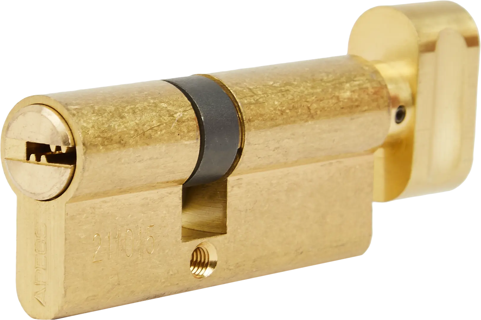 Цилиндровые механизмы Apecs Pro LM-70(30/40C)-C-G 70 мм, ключ/вертушка, цвет золотой
