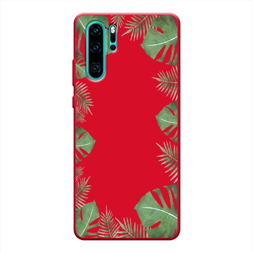

Чехол Awog на Huawei P30 Pro "Листья папоротника рамка", Разноцветный, 67653-1