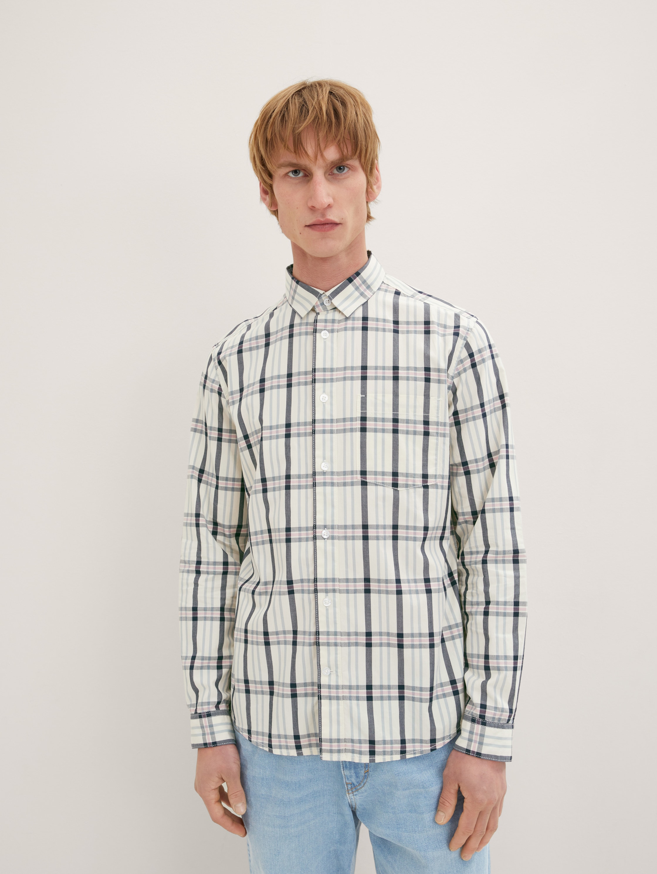 

Рубашка мужская TOM TAILOR 1034891 белая 2XL, 1034891