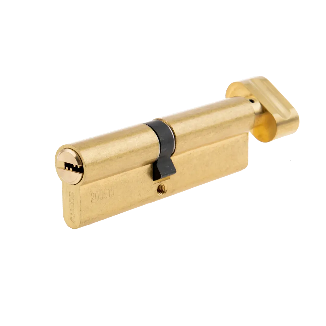 Цилиндровые механизмы Apecs Pro LM-100(45/55C)-C-G 100 мм, ключ/вертушка, цвет золотой