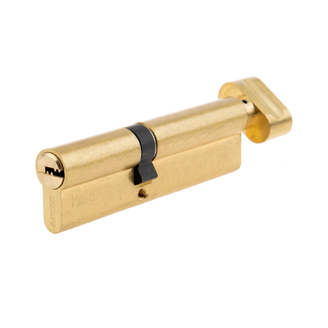 Цилиндровые механизмы Apecs Pro LM-105(45/60C)-C-G 105 мм, ключ/вертушка, цвет золотой