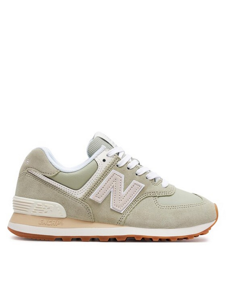 

Кроссовки женские New Balance WL574QD2 бежевые 36 EU, Бежевый, WL574QD2