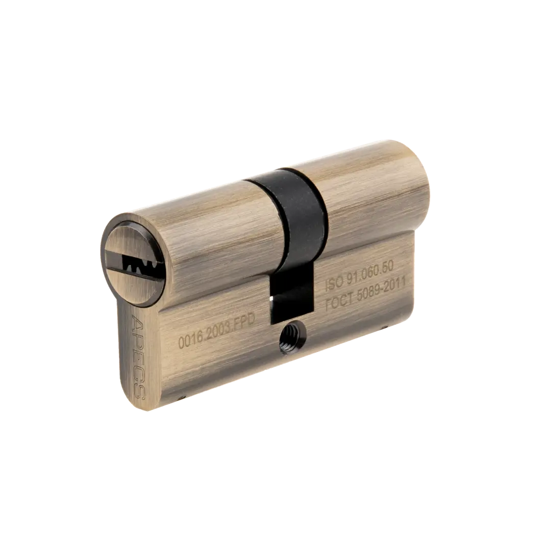 

Цилиндровые механизмы Apecs Pro LM-60-AB 60 мм, ключ/ключ, цвет бронза, Коричневый