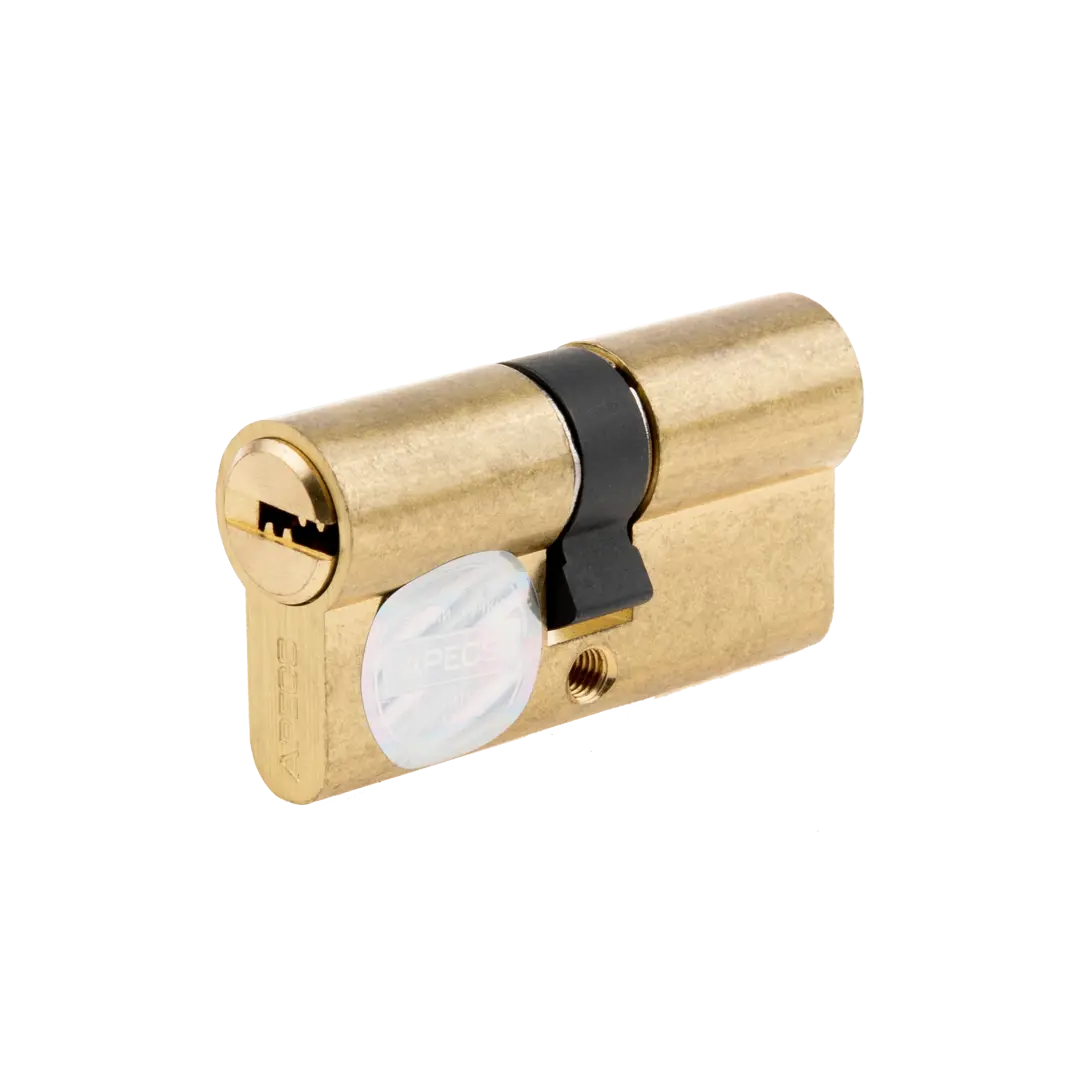 Цилиндровые механизмы Apecs Pro LM-60-G 60 мм, ключ/ключ, цвет золотой механизм для выключателя кнопочного schneider electric merten механизмы mtn3154 0000