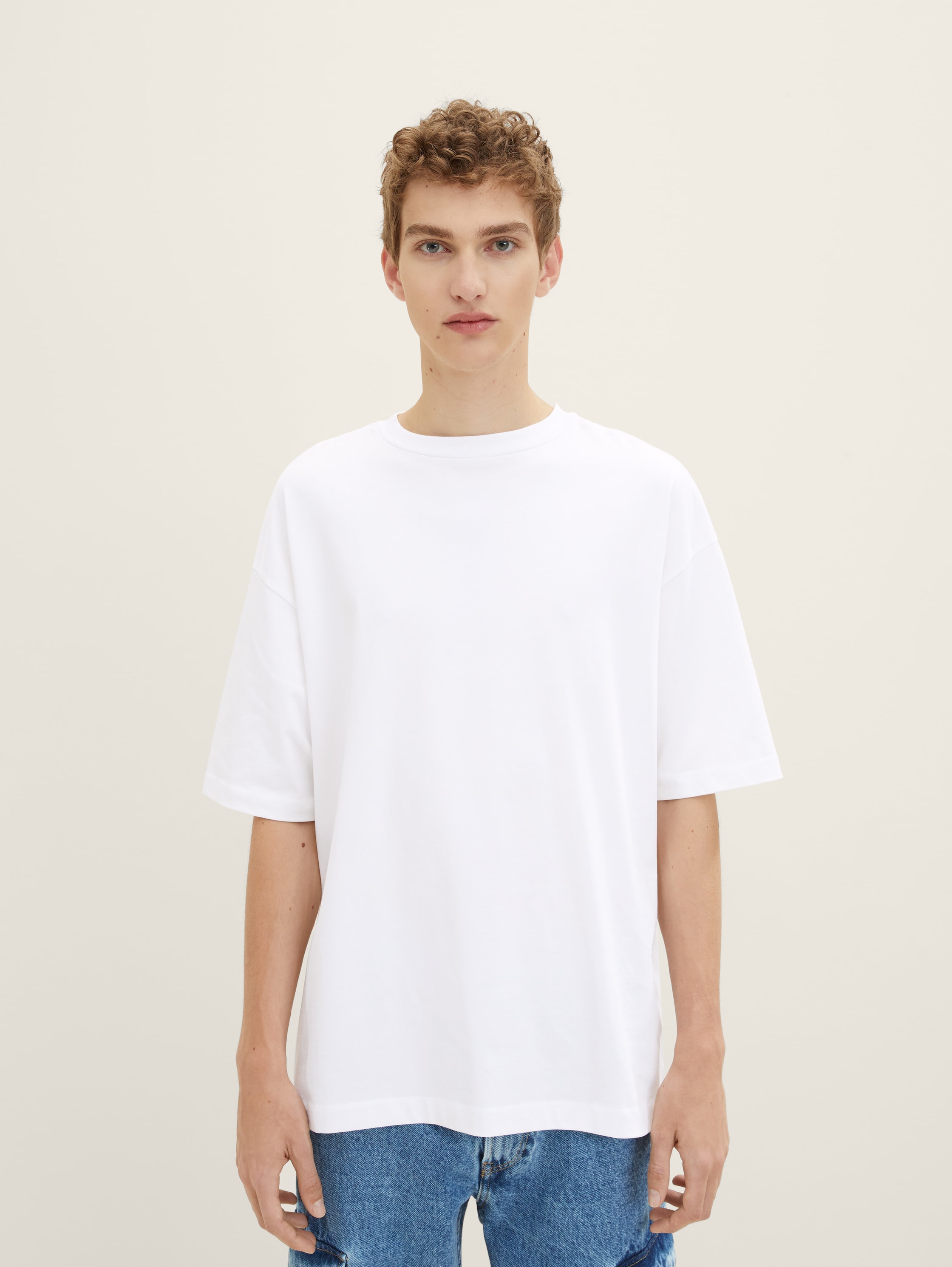 

Футболка мужская TOM TAILOR 1035912 белая 2XL, 1035912