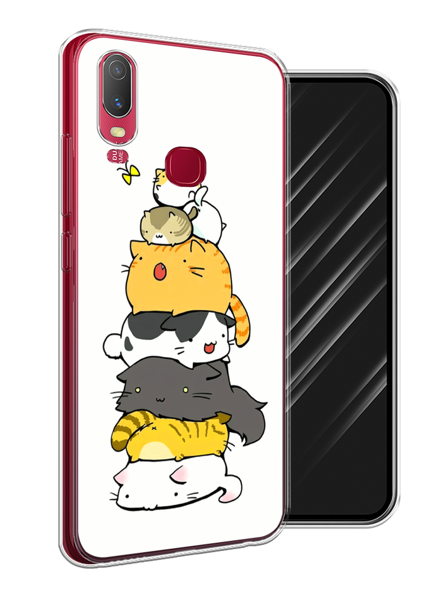 

Чехол Awog на Vivo Y11 "Бутерброд из котиков", Разноцветный, 261650-10