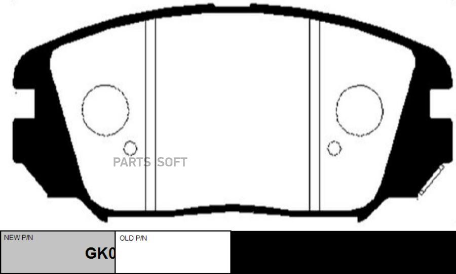 

Колодки HYUNDAI ELANTRA (HD)(2006-2011) CTR CKKH-31 CTR