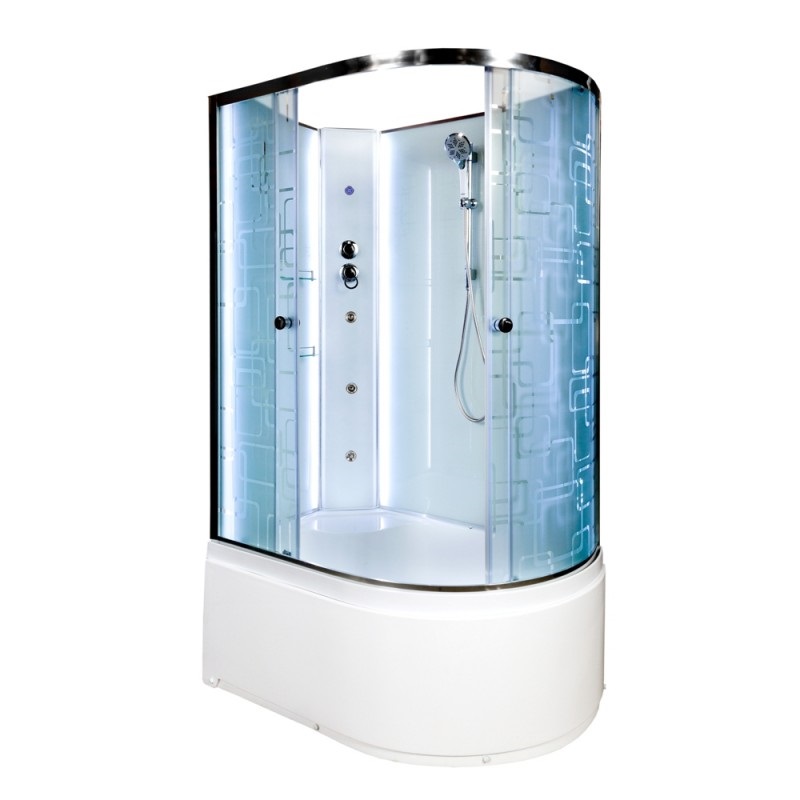

Душевая кабина Deto ЕМ4512L N LED с гм. 120*80*200, ЕМ4512 L N LED с гм.