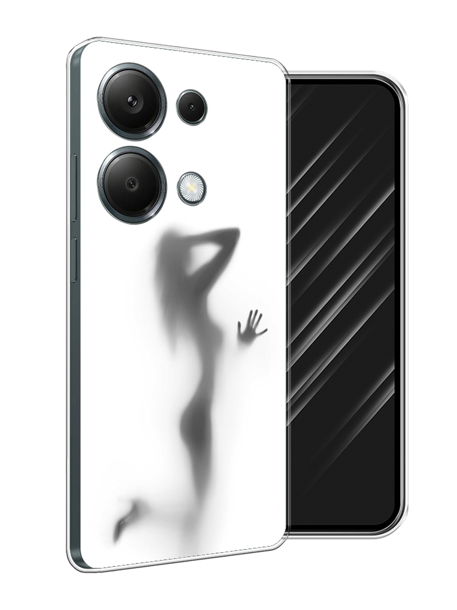 

Чехол Awog на Xiaomi Redmi Note 13 Pro 4G "Стекло в душе", Белый;серый;черный, 321650-1