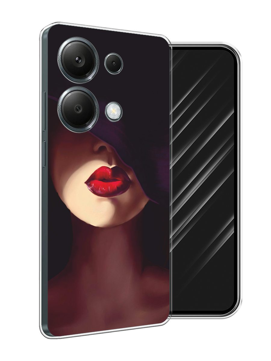 

Чехол Awog на Xiaomi Redmi Note 13 Pro 4G "Красные губы", Черный;бежевый;красный, 321650-1