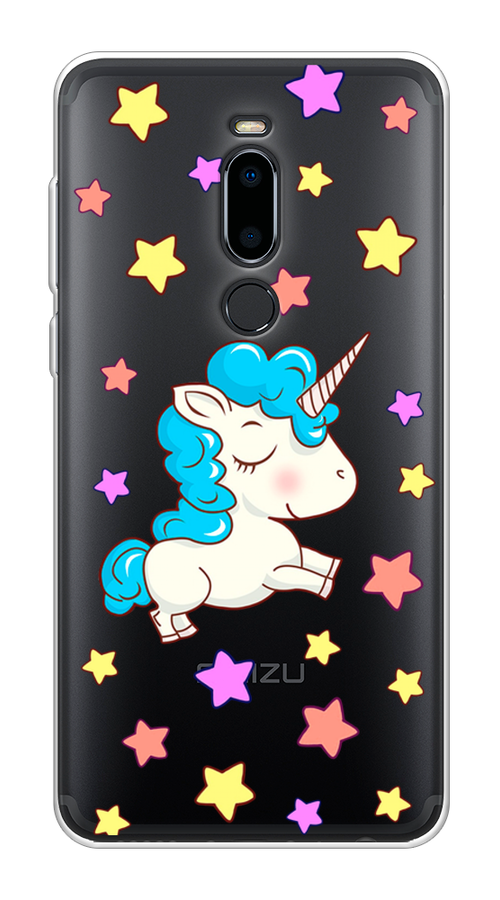 

Чехол Awog на Meizu M8 "Звездный единорог", Белый;голубой;розовый, 73150-2