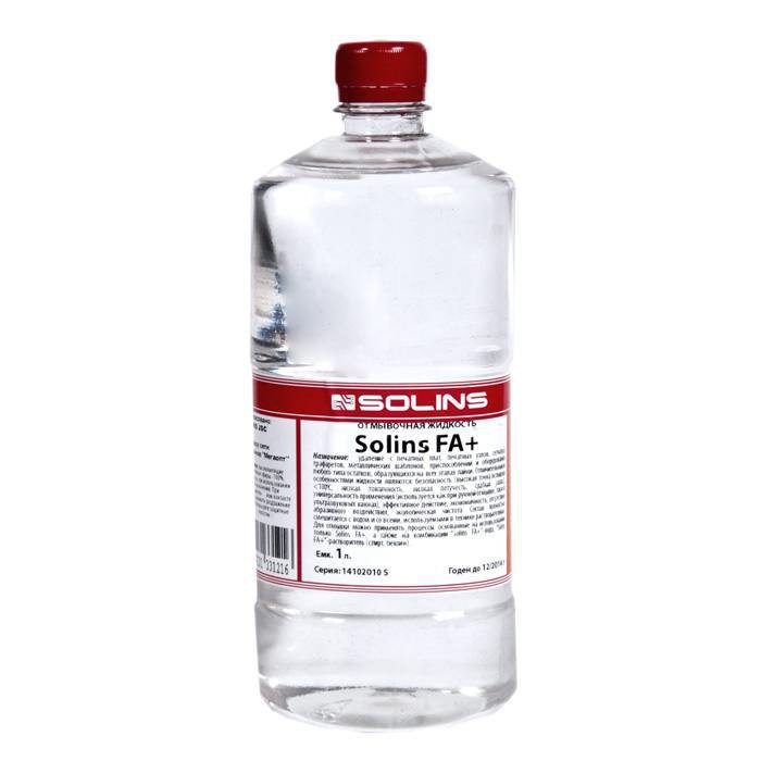 

Отмывочная жидкость Solins FA+ 1L 11907