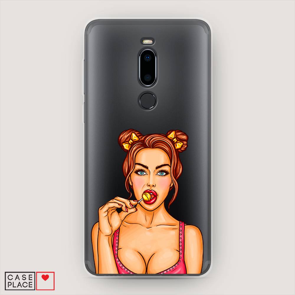 

Чехол Awog на Meizu M8 "Вкусный леденец", Бежевый;коричневый;розовый