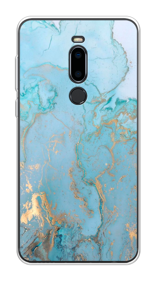

Чехол Awog на Meizu M8 "Голубой мрамор рисунок", 73150-3