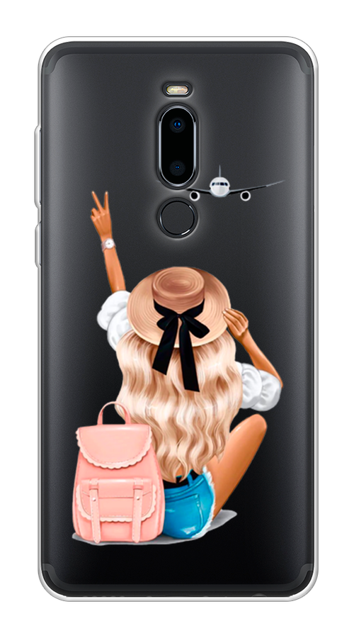 

Чехол Awog на Meizu M8 "Автостопом самолетом", Бежевый;розовый;голубой, 73150-7