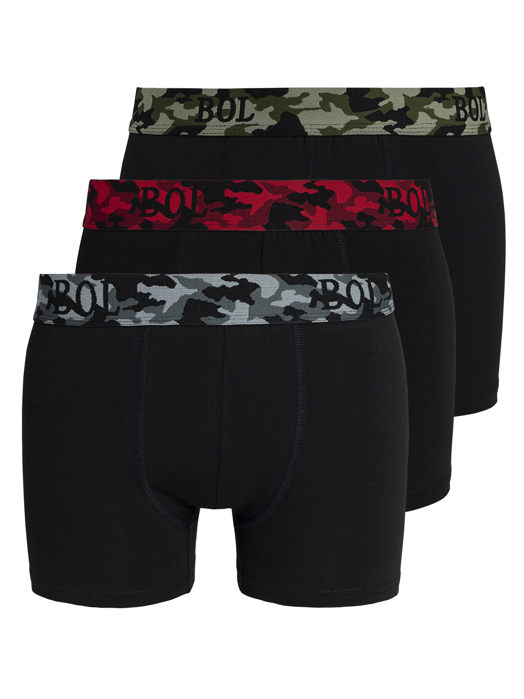 

Комплект трусов мужских BOL Men's 178 черных 2XL, 178