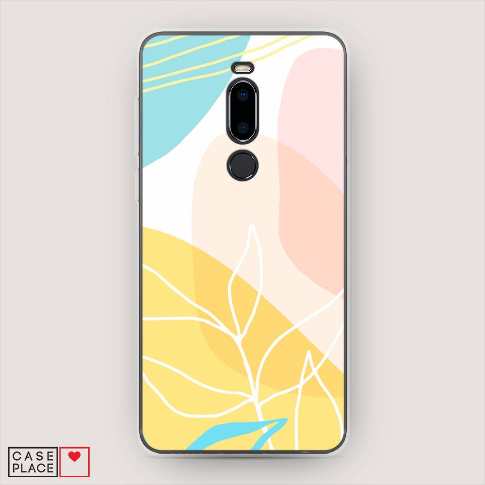 

Чехол Awog на Meizu M8 "Летнее настроение", Желтый;голубой;розовый, 73150-10