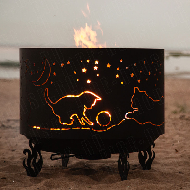 

Костровая чаша Fire-House Коты и звезды Ch-600 коты и звезды