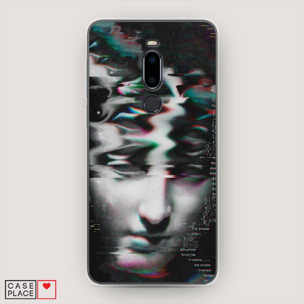 

Чехол Awog на Meizu M8 "Glitch Art", Серый, 73150-9