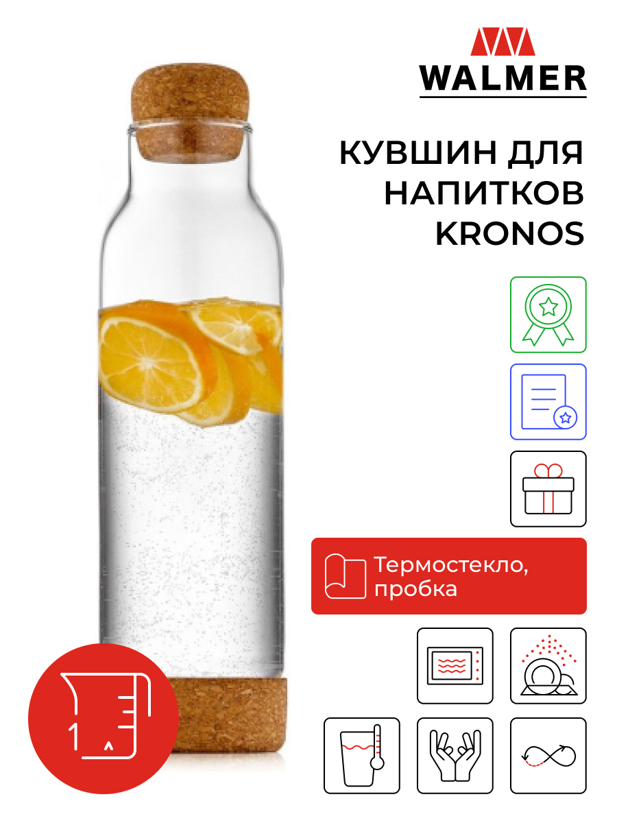 Термокувшин Walmer Kronos 1L WP3621019