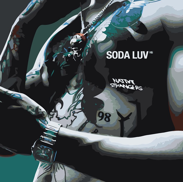 

Картина по номерам Цветное Рэпер Soda Luv Сода Лав обложка альбома 2