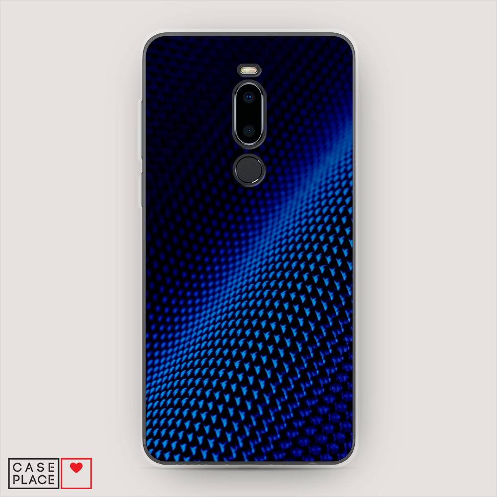 

Чехол Awog на Meizu M8 "Синий карбон", Черный;синий, 73150-3