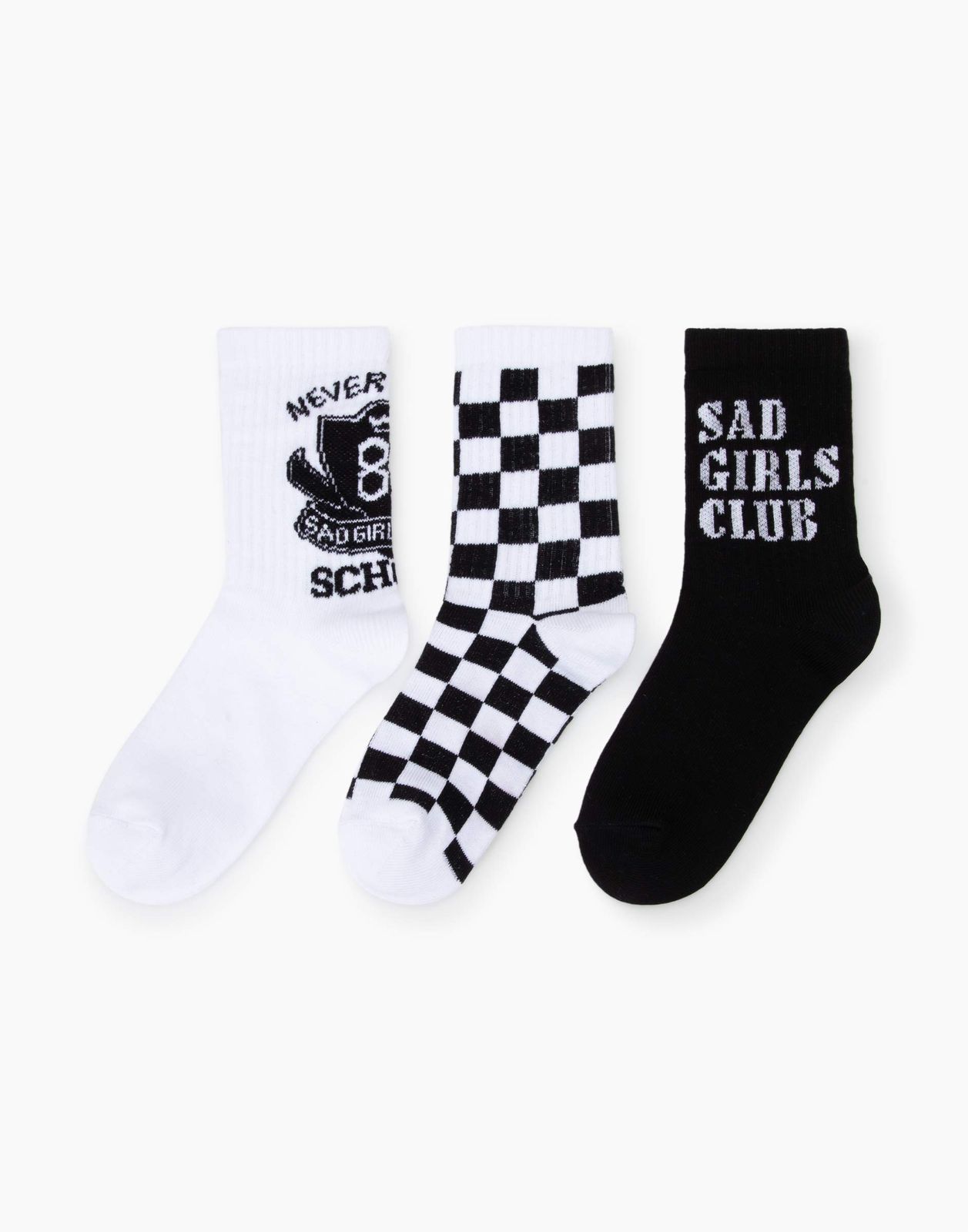 

Носки Gloria Jeans GHS009353 черный/белый 8-10л (33-34), GHS009353