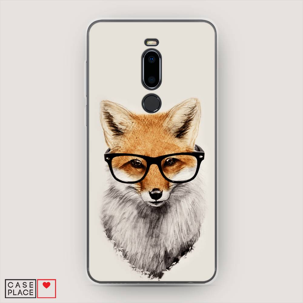 

Чехол Awog на Meizu M8 "Лиса в очках", Бежевый, 73150-10