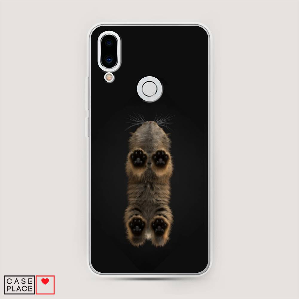 

Чехол Awog на Meizu Note 9 "Кошачьи лапки", Черный, 73350-1