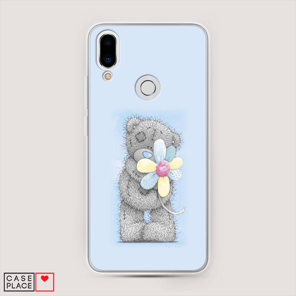 

Чехол Awog на Meizu Note 9 "Me to you с ромашкой", Голубой;серый;желтый, 73350-2