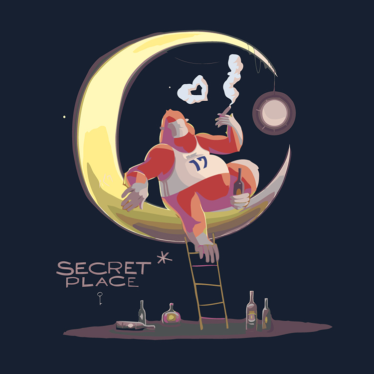 

Картина по номерам Цветное Рэпер ЛСП LSP Secret place арт 40x40