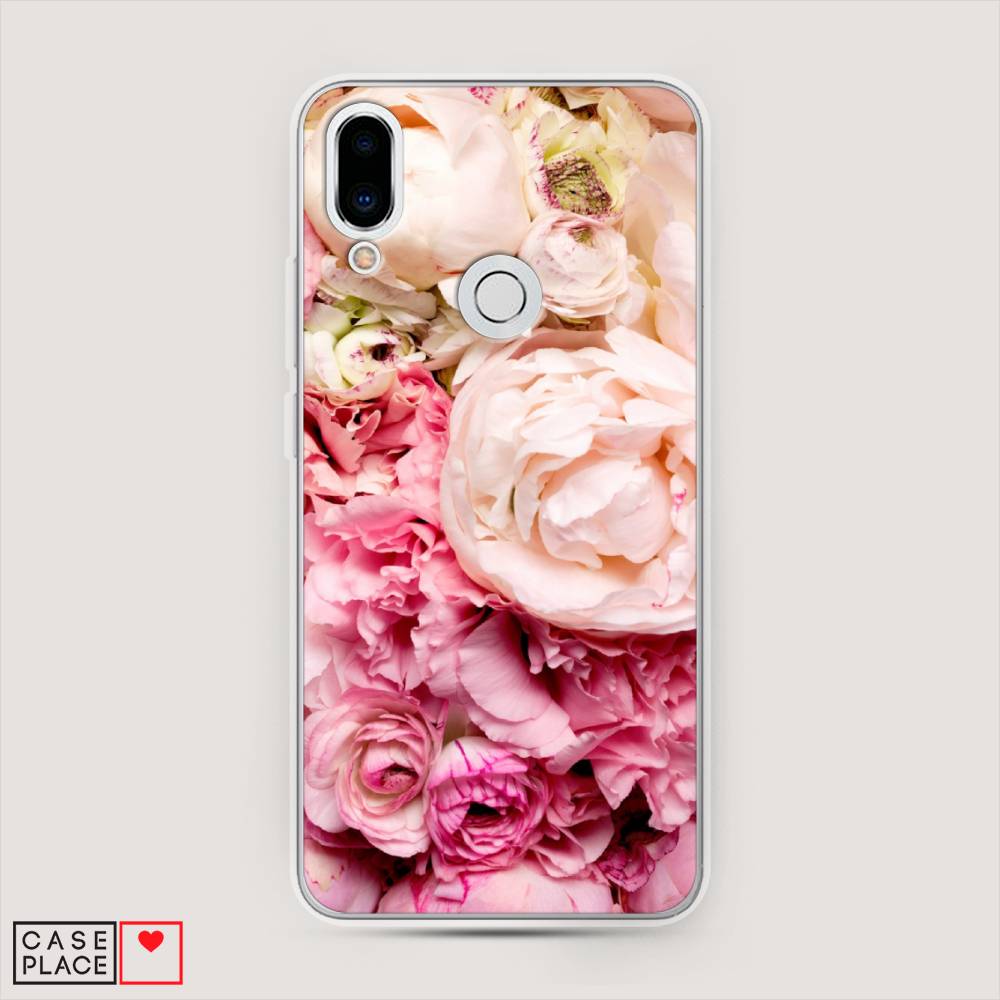 

Чехол Awog на Meizu Note 9 "Пионы яркие", Розовый, 73350-8