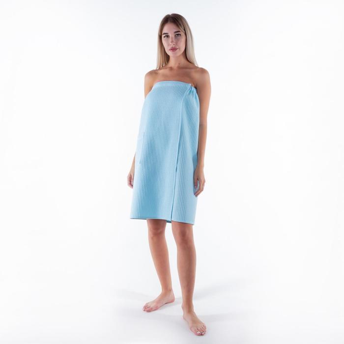 

Парео для бани Этель 6250167 onesize небесный, Голубой