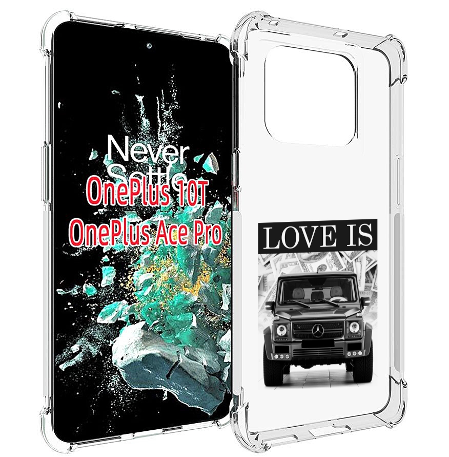 

Чехол MyPads гелик для OnePlus 10T, Прозрачный, Tocco