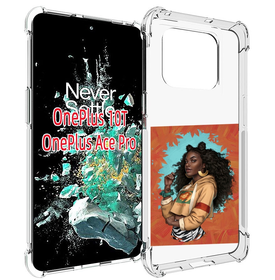 

Чехол MyPads темная-девушка женский для OnePlus 10T, Прозрачный, Tocco