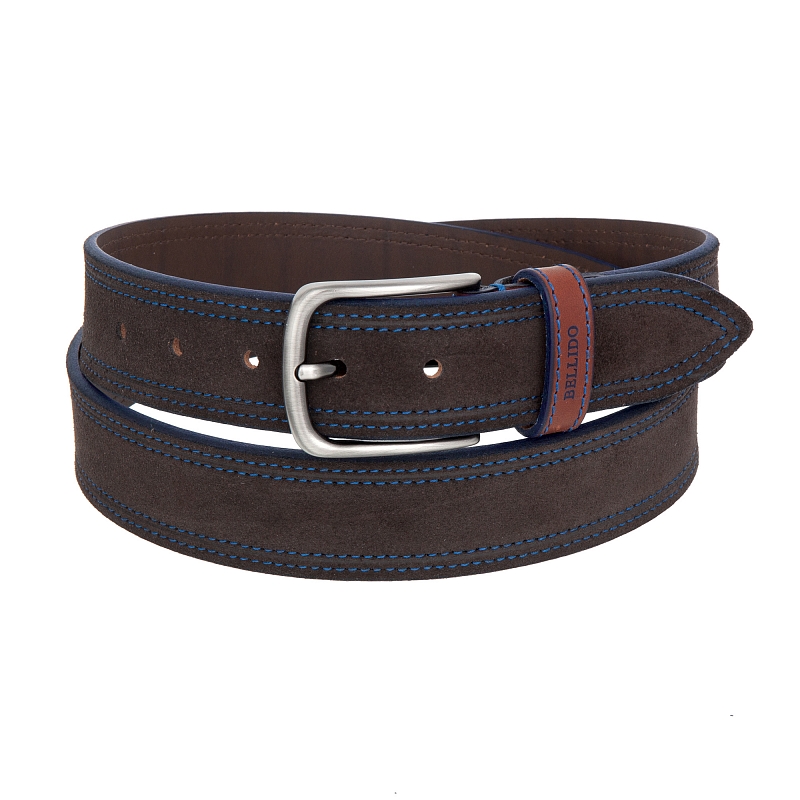 

Ремень мужской Miguel Bellido 595/38 3686 dark brown, р, Коричневый, 595/38 3686